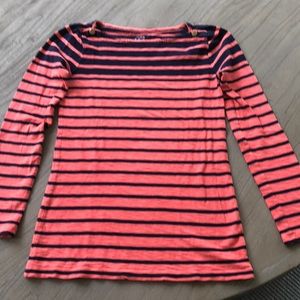 JCREW slim fit striped long sleeve “Painter Tee”